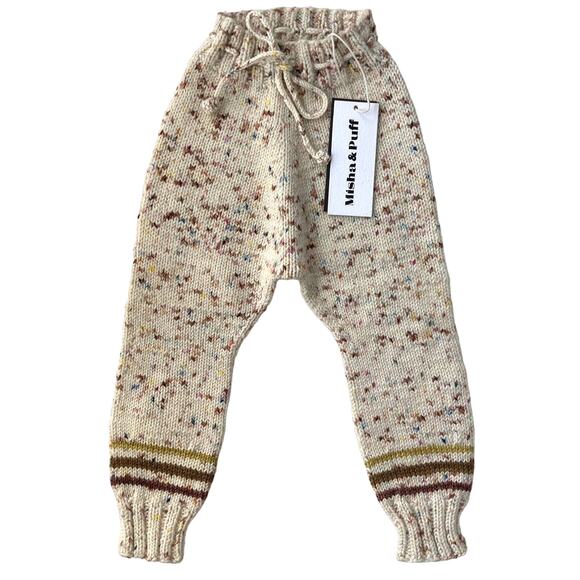Misha & Puff NEW Snowy Day Leggings - Wool - Confetti 16 - 18-24M - Picture 1 of 6